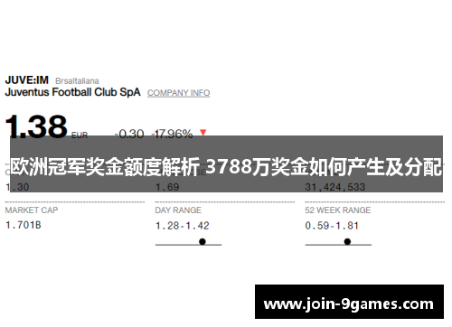 欧洲冠军奖金额度解析 3788万奖金如何产生及分配 欧洲冠军奖金额度解析 3788万奖金如何产生及分配